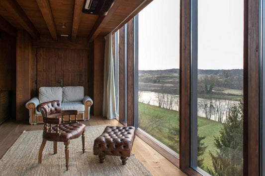 "Deluxe Suite" (Panorama) - Room for two with panoramic view and wooden bath