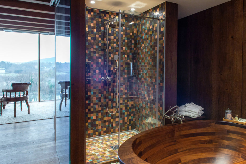 "Deluxe Suite" (Panorama) - Room for two with panoramic view and wooden bath